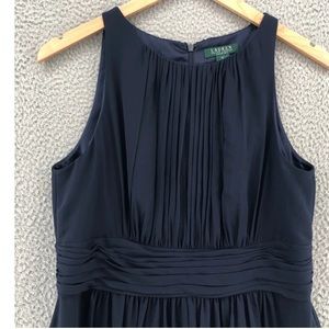 🚨FLASH SALE🚨 Ralph lauren evening pleated chiffon midi dresses